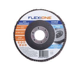 Круг лепестковый плоский (115х22.2 мм; Р40) Flexione 10000505 