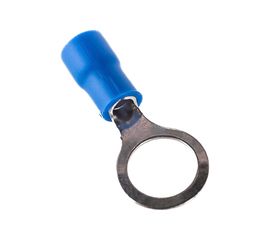 Изолированный кольцевой наконечник REXANT, диам. 8.4 мм, 1.5-2.5 кв.мм, синий 08-0036 