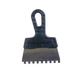 Фасадный зубчатый шпатель (150 мм, нержавеющая сталь, 8 мм) Biber 35212 тов-048246 