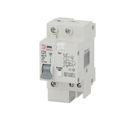 Автоматический выключатель дифференциального тока ЭРА, 1P N, 20А, 30мА, тип АС, х-ка, SIMPLE, Б0039288 
