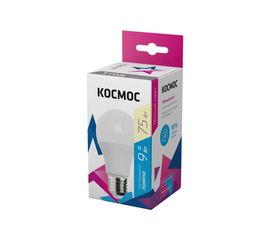 Светодиодная лампа КОСМОС А55 9W Е27 3000K LkecLED9wA55E2730 