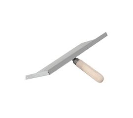 Сокол с закрытыми краями, 50x305x15mm, оцинкованная сталь, деревянная ручка CORTE 1610С 