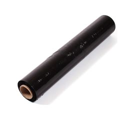 Стрейч пленка первый сорт ПАКПОЛИМЕР черная 500мм 1200гр 23мкм 