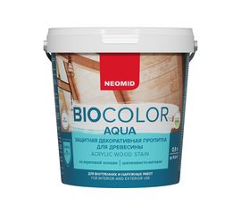 Пропитка Neomid BIO COLOR aqua NEW 2014 светлый дуб /0.9л/ Н -AQUA-0,9/сдуб 