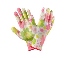 Нейлоновые с нитрилом перчатки Фабрика перчаток Цветок ПЕР-ПУ-ЦВ-960 