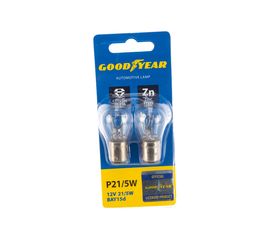 Автомобильная лампа накаливания Goodyear P21/5W 12V 21/5W BAY15d блистер: к-т 2шт. GY012216 