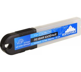 Лезвия каленные (5 шт; 25 мм) vertextools 0029-25-01 