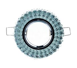 Светильник ЭРА DK LD2 SL/WH декор c белой светодиодной подсветкой, прозрачный Б0019197 