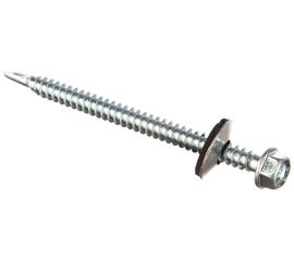 Кровельный саморез Tech-Krep КР ZP сверло 5,5х76 60 шт, коробка с окном 124631 