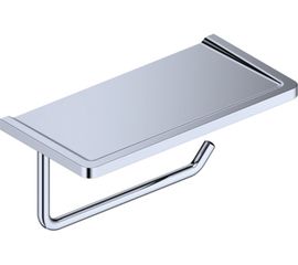 Держатель туалетной бумаги WasserKRAFT с полочкой для телефона K-1325 