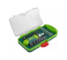 Набор бит и головок VERTO 30 шт 66H617 