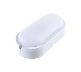 Влагозащищённый LED светильник Ultraflash LBF-0412 C01 12Вт, IP54, 220В, овал 13107 