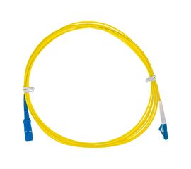 Переходной волоконно-оптический шнур NIKOMAX желтый, 3м NMF-PC1S2C2-SCU-LCU-003 