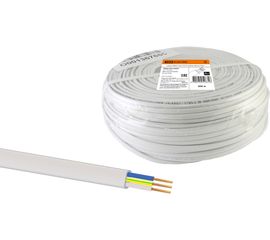 Шнур TDM ШВВП 3х0,5 ГОСТ 200м, белый SQ0120-0027 