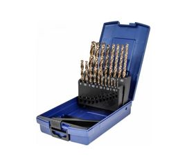 Набор сверл HSS-Co Typ N DIN338 (19 шт; 1-10x0.5 мм) NORGAU 010046210 