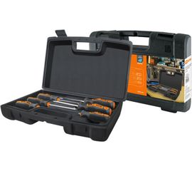 Набор отверток 6 шт. пластиковый чемодан, CR-V ""Алмаз"" TDM SQ1013-0205 