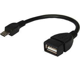 USB кабель REXANT OTG micro USB на USB шнур 0.15M 18-1182 