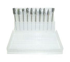 Набор борфрез 10 шт, 3 мм, CrMo SKRAB 37090 