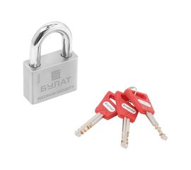 Навесной замок БУЛАТ ВС 3-С50 НС (нержавеющая сталь; 10 мм) 13989 