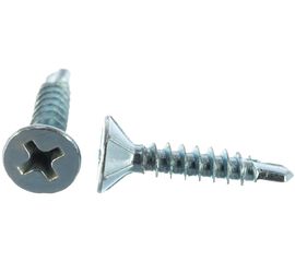 Оконный саморез Госкреп белые, сверло, 3.9х19 мм, 500 шт., пластиковый контейнер, 280 мл 1-0021670 