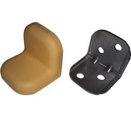 Мебельный уголок с декоративной накладкой Левша 28х28х28 мм, бежевый, 4 шт. У8-5139.Беж 