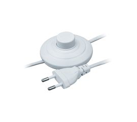 Шнур Navigator, NPS-FS01-170-2x0.5-WH, 1.7м, с выключателем, белый 61600 