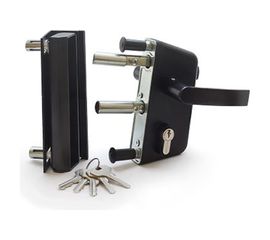 Замок врезной для калиток Симеко ЗК-60 полный комплект А1492 