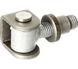 Воротная петля с приварной скобой и приварной гайкой GAH ALBERTS сталь, 65x37x30 мм 418304 