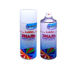 Универсальная быстросохнущая аэрозольная эмаль Lakko АУ белая, 520 мл 5eu520b 