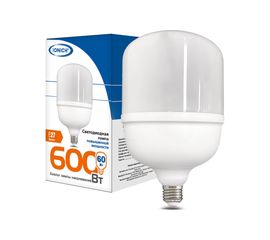 Светодиодная лампа высокой мощности IONICH ILED-SMD5730-Т135-60Вт-5400Лм-220В-4000К-E27 1619 