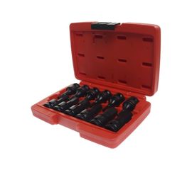 Набор головок ударных HEX 1/2"; H 4-19 мм, длина 60 мм, в кейсе 12 шт. JTC J412H 