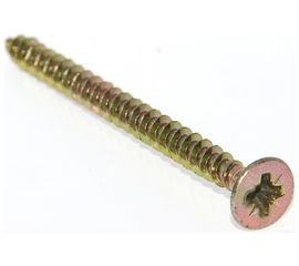 Универсальные шурупы ВИРТУОЗ 4,5х60 мм, потайная головка, желтый цинк 25 шт 27191 