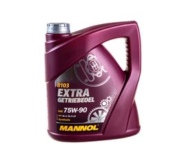 Синтетическое трансмиссионное масло MANNOL EXTRA GETRIEBEOEL 75W90 4 л 1353 