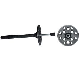 Дюбель для теплоизоляции с оц.гвоздем и термоголовкой INTERFIX 10х120, 350 шт 28980 