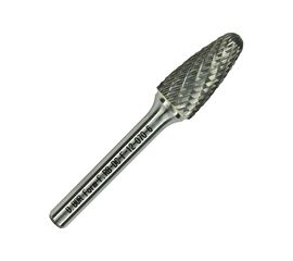 Бор-фреза форма F парабола с закругленной головой DC (12х25/70 мм; хвостовик 6 мм) D.BOR RB-DC-F-12-070-6 