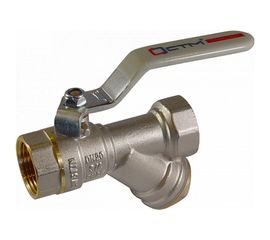 Шаровой кран СТМ СТАНДАРТ 1/2", с фильтром, рычаг CWFFF012 