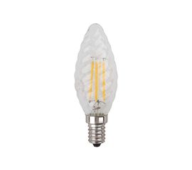 Светодиодная лампа ЭРА F-LED BTW-5W-827-E14 филамент, свеча витая, теплый Б0027935 