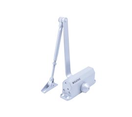 Дверной доводчик БУЛАТ ДД 501/1 A-S, 15-30 кг, серебро 13489 