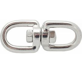 Вертлюг, "кольцо-кольцо" ЕВРОПАРТНЕР D6 мм, нержав. сталь, 1 шт G1 4406 