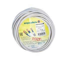 Провод ЭлПроКабель гибкий круглый ПВС 3х0,75 10м ГОСТ 4630017848317 