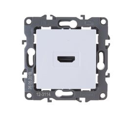 Розетка ЭРА 12-3114-01 HDMI, IP20, 12, белый Б0027481 