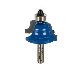 Фреза кромочная калевочная №6 ПРОФЕССИОНАЛ (38.1х18.2х61.7 мм; R6.35 мм; хвостовик 8 мм) Зубр 28707-38.1 