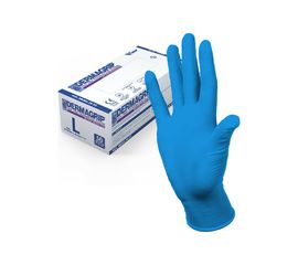 Смотровые латексные перчатки DERMAGRIP HIGH RISK 50 штук, размер L CT0000000687 