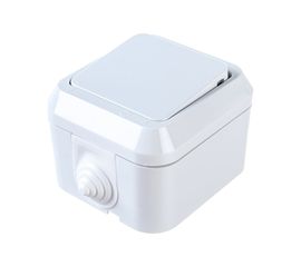 Одноклавишный выключатель, белый Makel 18300 