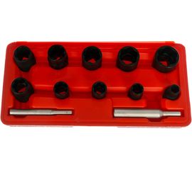 Набор торцевых головок для поврежденных гаек и болтов 8-21мм, кейс, 12шт МАСТАК 109-30012C 