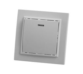 Выключатель STEKKER 1-клавишный c индикатором, 220V, 10А, серия Эрна, белый, PSW10-9001-01 39041 