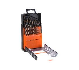 Набор сверл по металлу Р6М5К5 1.0-10 мм, 19 шт. пласт/ф Professional АвтоDело 40819 14573 