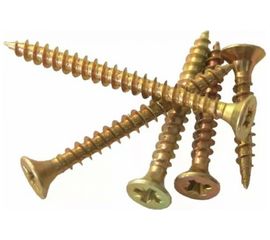 Шуруп vipкрепеж жёлтый цинк 6,0x45, 6 шт. 11402 VIP 