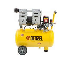 Безмасляный компрессор DENZEL DLS950/24 950 Вт, 165 л/мин, ресивер 24 л 58026 