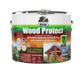 Пропитка для защиты древесины Dufa Wood Protect орех 10 л МП000015768 